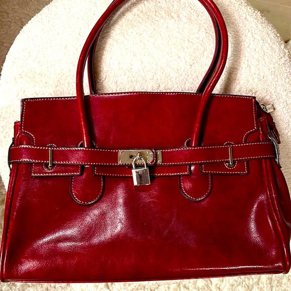 Rina Rich Handbags - Beautiful burgundy Rina Rich bag